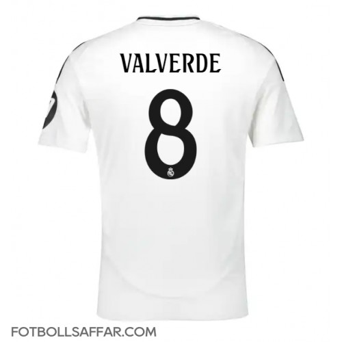 Real Madrid Federico Valverde #8 Hemmatröja 2024-25 Kortärmad